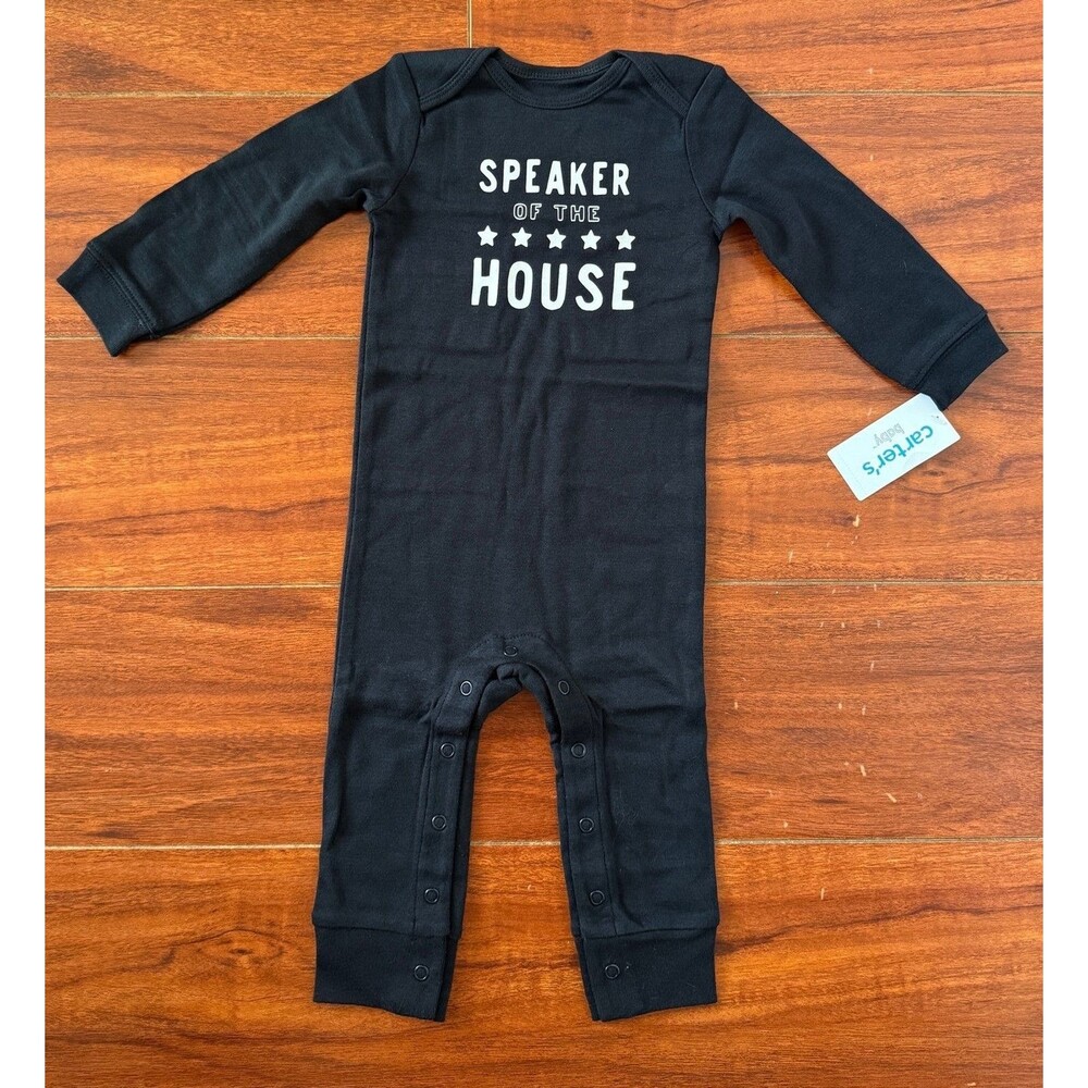 Carter's Baby Speaker Of The House Long Sleeve Bodysuit 9 months